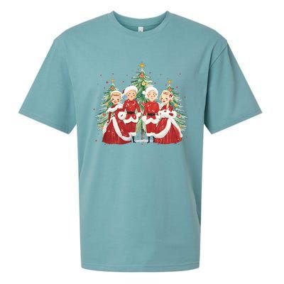 White Christmas Movie 1954 Xmas Song Holiday Pajamas Retro Sueded Cloud Jersey T-Shirt