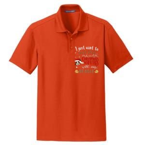 Watch Christmas Movies With My Beagle Dog Lover Gift Dry Zone Grid Polo