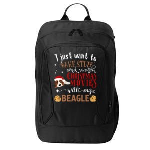 Watch Christmas Movies With My Beagle Dog Lover Gift City Backpack