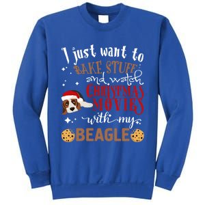 Watch Christmas Movies With My Beagle Dog Lover Gift Sweatshirt