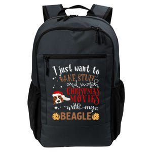 Watch Christmas Movies With My Beagle Dog Lover Gift Daily Commute Backpack