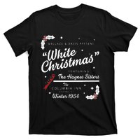 White Christmas Movie 1954 Xmas Song Haynes Sisters Xmas T-Shirt