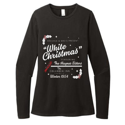 White Christmas Movie 1954 Xmas Song Haynes Sisters Xmas Womens CVC Long Sleeve Shirt