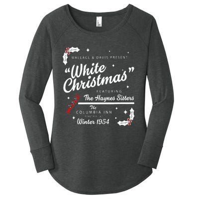 White Christmas Movie 1954 Xmas Song Haynes Sisters Xmas Women's Perfect Tri Tunic Long Sleeve Shirt