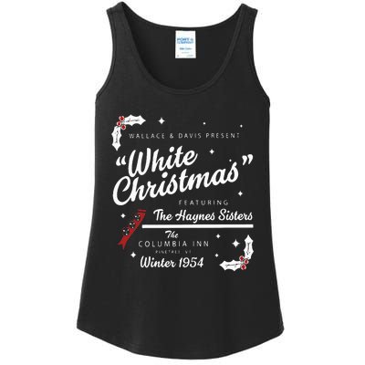 White Christmas Movie 1954 Xmas Song Haynes Sisters Xmas Ladies Essential Tank