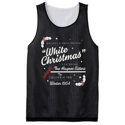 White Christmas Movie 1954 Xmas Song Haynes Sisters Xmas Mesh Reversible Basketball Jersey Tank