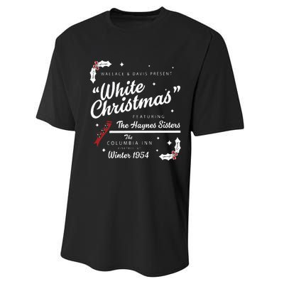 White Christmas Movie 1954 Xmas Song Haynes Sisters Xmas Performance Sprint T-Shirt