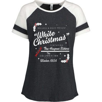 White Christmas Movie 1954 Xmas Song Haynes Sisters Xmas Enza Ladies Jersey Colorblock Tee