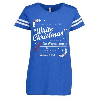 White Christmas Movie 1954 Xmas Song Haynes Sisters Xmas Enza Ladies Jersey Football T-Shirt