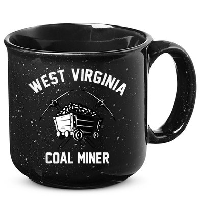 WV Coal Miner 15oz Campfire Ceramic Mug