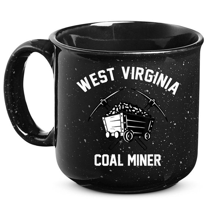 WV Coal Miner 15oz Campfire Ceramic Mug