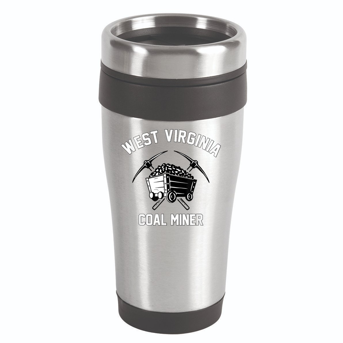 WV Coal Miner 16oz Travel Tumbler