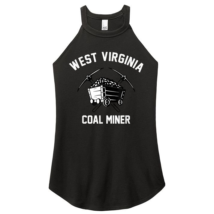 WV Coal Miner Women's Perfect Tri Rocker Tank