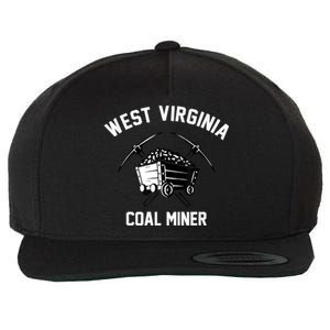 WV Coal Miner Wool Snapback Cap