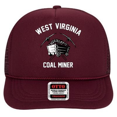 WV Coal Miner High Crown Mesh Back Trucker Hat