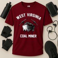 WV Coal Miner Cooling Performance Crew T-Shirt