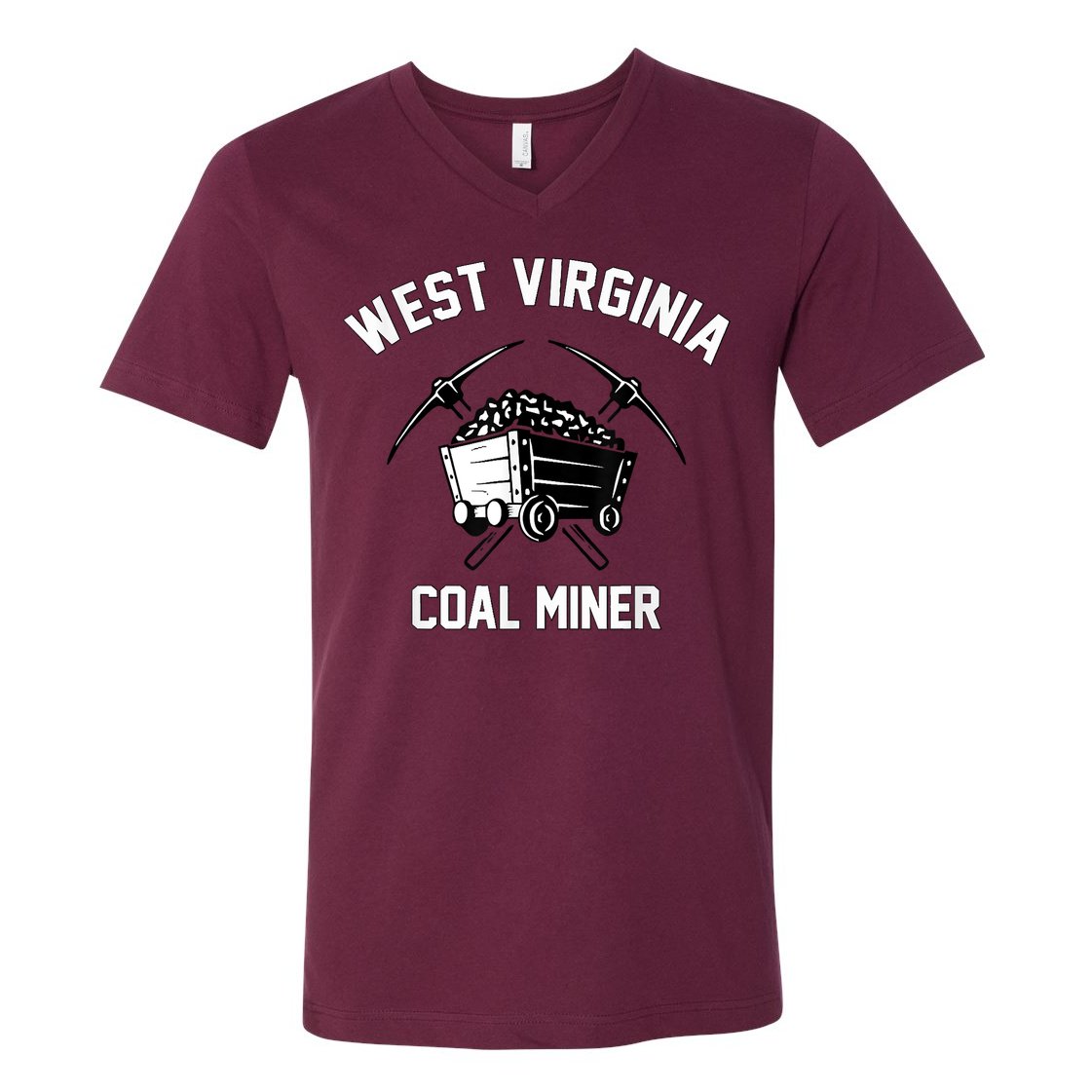 WV Coal Miner V-Neck T-Shirt