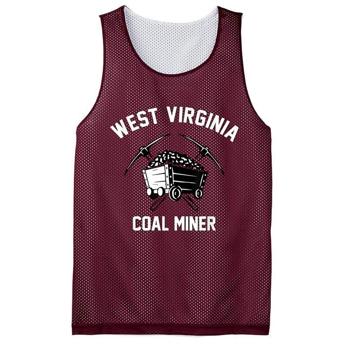 WV Coal Miner Mesh Reversible Basketball Jersey Tank
