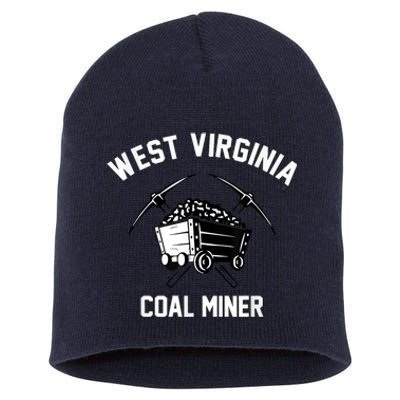 WV Coal Miner Short Acrylic Beanie