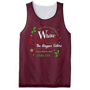 White Christmas Movie 1954 Xmas Song Haynes Sisters Xmas Mesh Reversible Basketball Jersey Tank