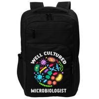 Well Cultured Microbiologist Science Microbiology Scientist Impact Tech Backpack