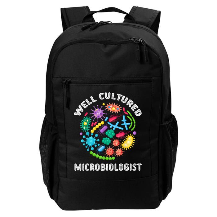 Well Cultured Microbiologist Science Microbiology Scientist Backpack