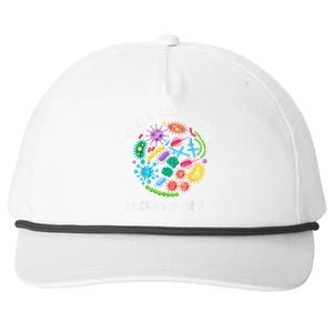 Well Cultured Microbiologist Science Microbiology Scientist Snapback Five-Panel Rope Hat