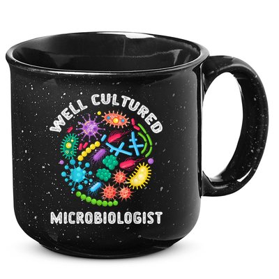 Well Cultured Microbiologist Science Microbiology Scientist 15oz Campfire Ceramic Mug