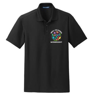 Well Cultured Microbiologist Science Microbiology Scientist Dry Zone Grid Polo