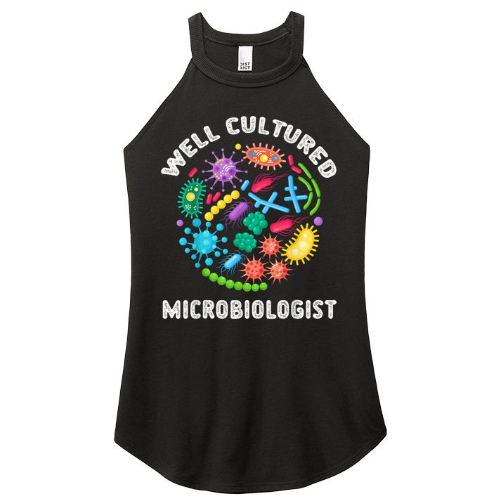 Well Cultured Microbiologist Science Microbiology Scientist Women's Perfect Tri Rocker Tank
