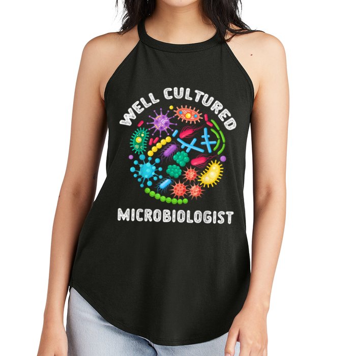 Well Cultured Microbiologist Science Microbiology Scientist Women's Perfect Tri Rocker Tank