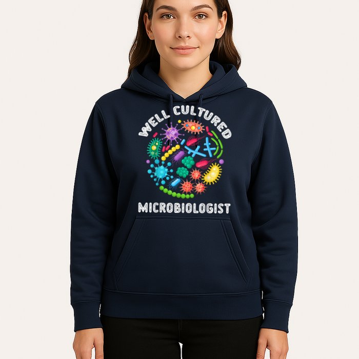 Well Cultured Microbiologist Science Microbiology Scientist Hoodie