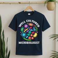 Well Cultured Microbiologist Science Microbiology Scientist T-Shirt