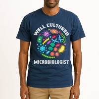Well Cultured Microbiologist Science Microbiology Scientist Tall T-Shirt