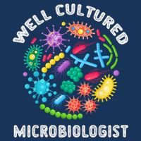 Well Cultured Microbiologist Science Microbiology Scientist Drawstring Bag