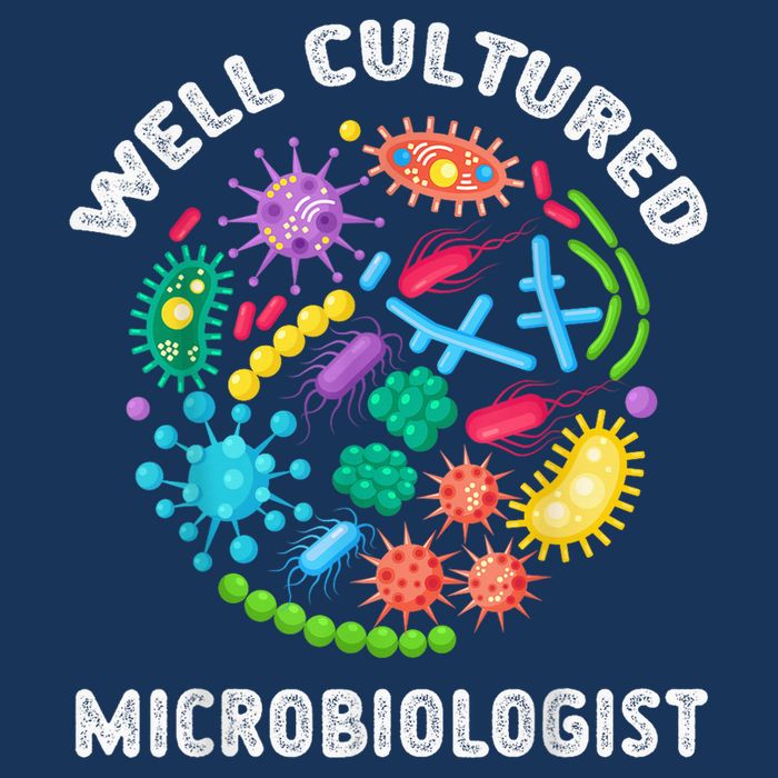 Well Cultured Microbiologist Science Microbiology Scientist Drawstring Bag