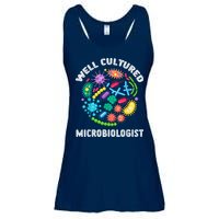 Well Cultured Microbiologist Science Microbiology Scientist Ladies Essential Flowy Tank