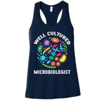 Well Cultured Microbiologist Science Microbiology Scientist Womens Tank Top