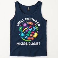 Well Cultured Microbiologist Science Microbiology Scientist Tank Top