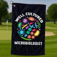 Well Cultured Microbiologist Science Microbiology Scientist Golf Towel