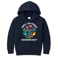 Well Cultured Microbiologist Science Microbiology Scientist Kids Hoodie