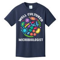 Well Cultured Microbiologist Science Microbiology Scientist Kids T-Shirt