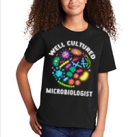 Well Cultured Microbiologist Science Microbiology Scientist Kids T-Shirt