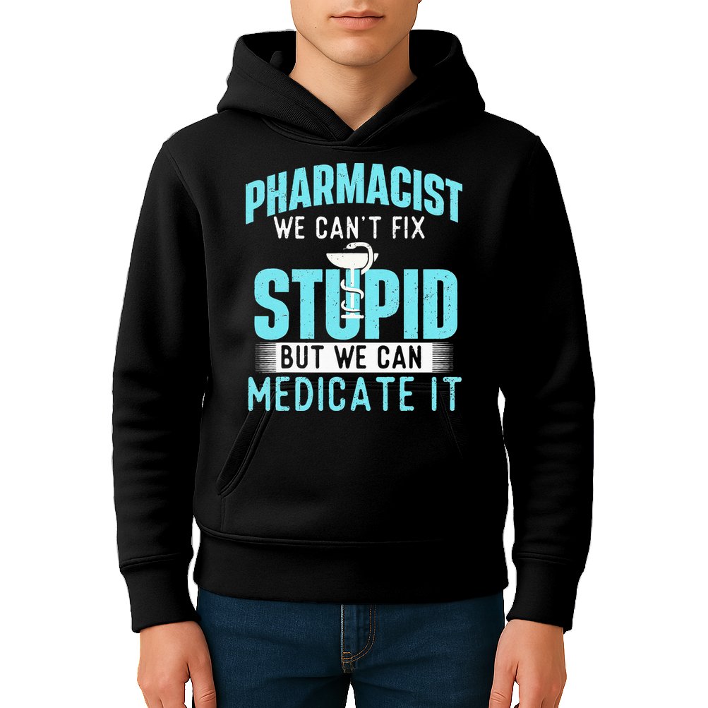 We Can Medicate It Pharmacist Pharmacy Technician Medicine Kids Hoodie