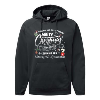 White Christmas Movie 1954 Xmas Performance Fleece Hoodie