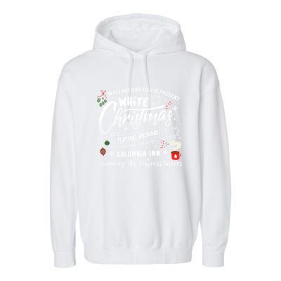 White Christmas Movie 1954 Xmas Garment-Dyed Fleece Hoodie