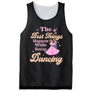 White Christmas Movie The Best Things Happen While Youre Dancing Wallace & Davis Mesh Reversible Basketball Jersey Tank