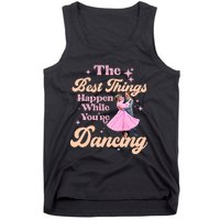 White Christmas Movie The Best Things Happen While Youre Dancing Wallace & Davis Tank Top