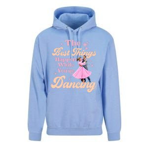 White Christmas Movie The Best Things Happen While Youre Dancing Wallace & Davis Unisex Surf Hoodie