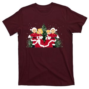 White Christmas Movie 1954 Xmas Song Holiday Pajamas Retro T-Shirt